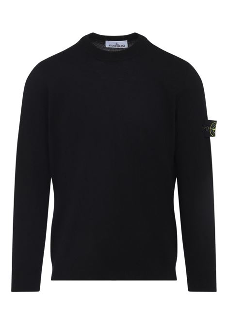 maglione light rws pure woll uomo nero STONE ISLAND | K2S15 5100071 S00C4V0029